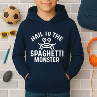 Flying Spaghetti Monster Fsm Hail To The Spaghetti Monster Kids Hoodie