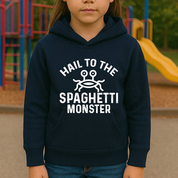 Flying Spaghetti Monster Fsm Hail To The Spaghetti Monster Kids Hoodie