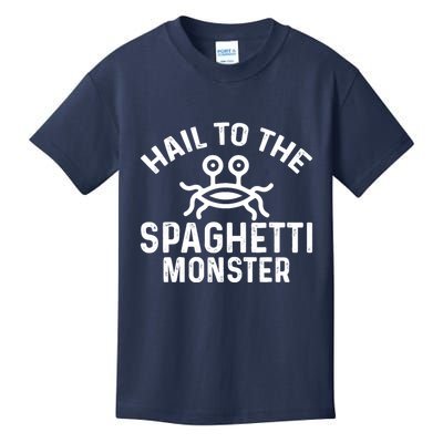 Flying Spaghetti Monster Fsm Hail To The Spaghetti Monster Kids T-Shirt