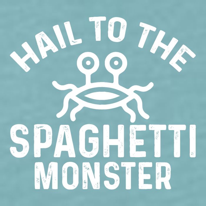 Flying Spaghetti Monster Fsm Hail To The Spaghetti Monster Sueded Cloud Jersey T-Shirt