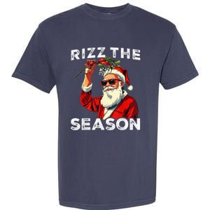 Funny Santa Meme Riz Z The Season Joke M.E.N.S Christmas Garment-Dyed Heavyweight T-Shirt