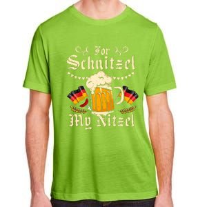 For Schnitzel My Nitzel Funny Oktoberfest Adult ChromaSoft Performance T-Shirt