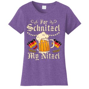 For Schnitzel My Nitzel Funny Oktoberfest Women's T-Shirt