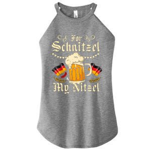 For Schnitzel My Nitzel Funny Oktoberfest Women's Perfect Tri Rocker Tank