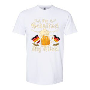 For Schnitzel My Nitzel Funny Oktoberfest Softstyle CVC T-Shirt