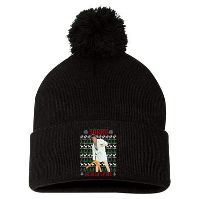 Funny Sorry MericaS Full Trump Immigration Ugly Christmas Pom Pom 12in Knit Beanie