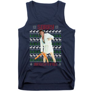 Funny Sorry MericaS Full Trump Immigration Ugly Christmas Tank Top