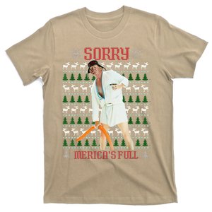 Funny Sorry MericaS Full Trump Immigration Ugly Christmas T-Shirt