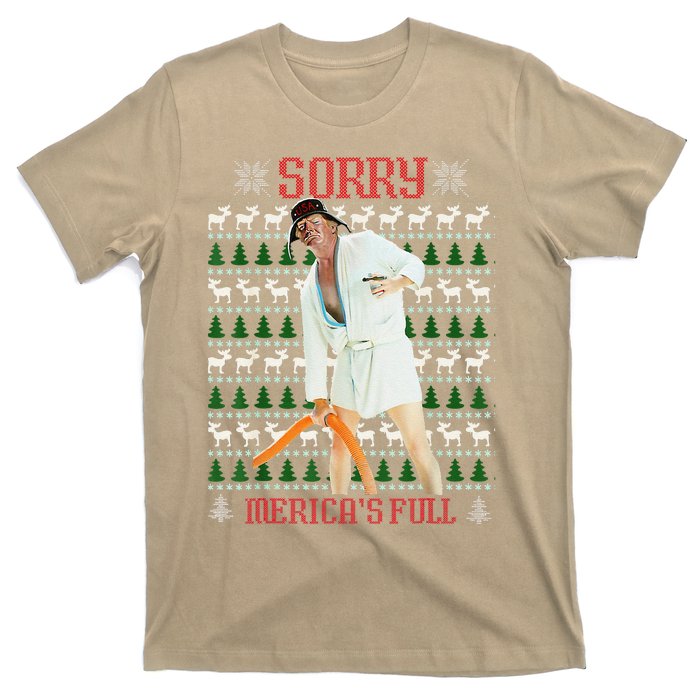 Funny Sorry MericaS Full Trump Immigration Ugly Christmas T-Shirt