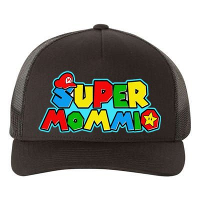 Funny Super Mommio MotherS Day Gamer Gift Yupoong Adult 5-Panel Trucker Hat