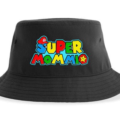 Funny Super Mommio MotherS Day Gamer Gift Sustainable Bucket Hat