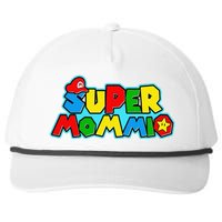 Funny Super Mommio MotherS Day Gamer Gift Snapback Five-Panel Rope Hat