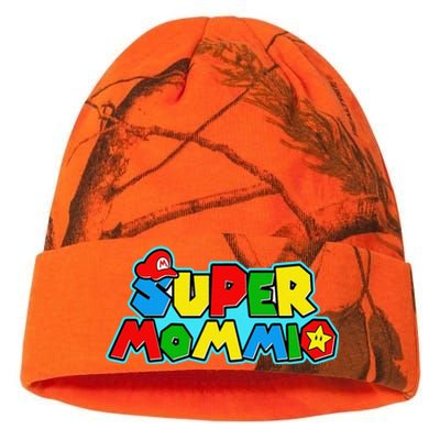 Funny Super Mommio MotherS Day Gamer Gift Kati Licensed 12" Camo Beanie