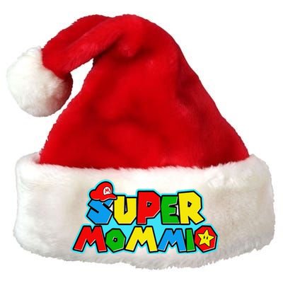 Funny Super Mommio MotherS Day Gamer Gift Premium Christmas Santa Hat