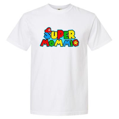 Funny Super Mommio MotherS Day Gamer Gift Garment-Dyed Heavyweight T-Shirt