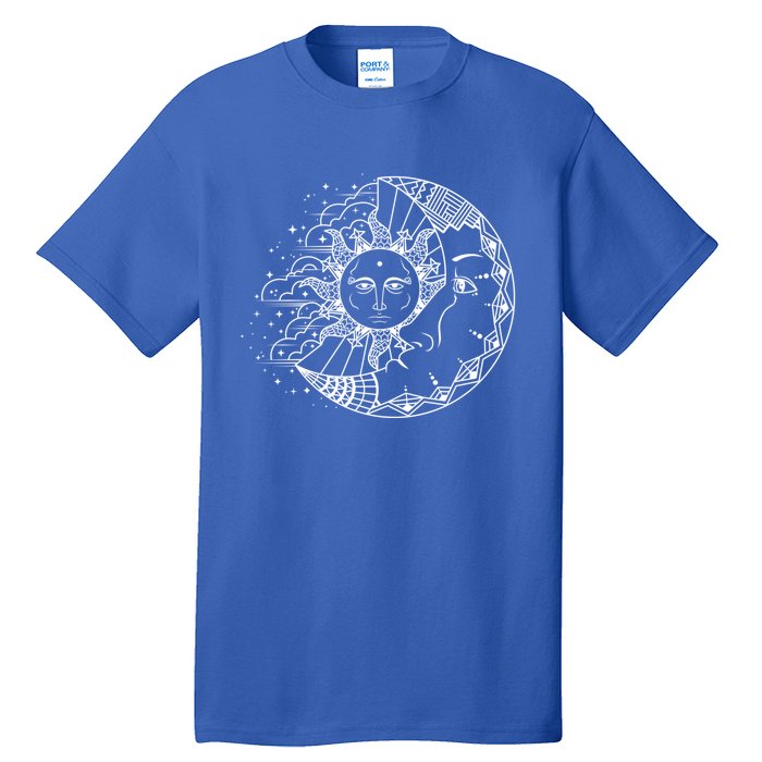 Funny Sun Moon Astrology Astronomer Astronomy Gift Tall T-Shirt