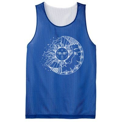 Funny Sun Moon Astrology Astronomer Astronomy Gift Mesh Reversible Basketball Jersey Tank