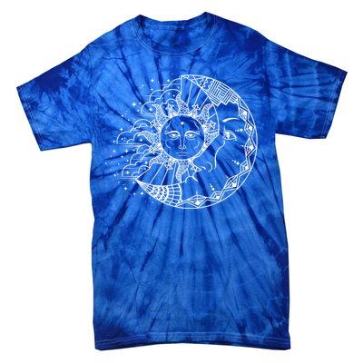 Funny Sun Moon Astrology Astronomer Astronomy Gift Tie-Dye T-Shirt