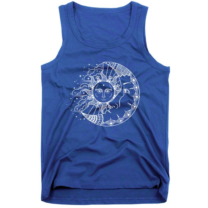 Funny Sun Moon Astrology Astronomer Astronomy Gift Tank Top