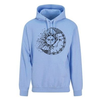 Funny Sun Moon Astrology Astronomer Astronomy Gift Unisex Surf Hoodie