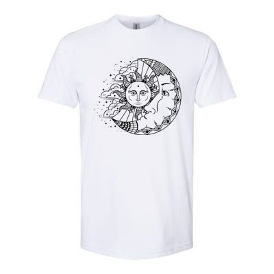 Funny Sun Moon Astrology Astronomer Astronomy Gift Softstyle® CVC T-Shirt