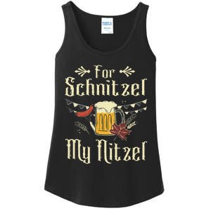 For Schnitzel My Nitzel Funny Gift Oktoberfest Ladies Essential Tank