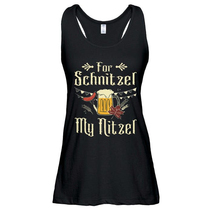 For Schnitzel My Nitzel Funny Gift Oktoberfest Ladies Essential Flowy Tank