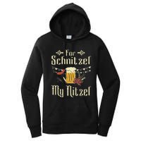 For Schnitzel My Nitzel Funny Gift Oktoberfest Women's Pullover Hoodie