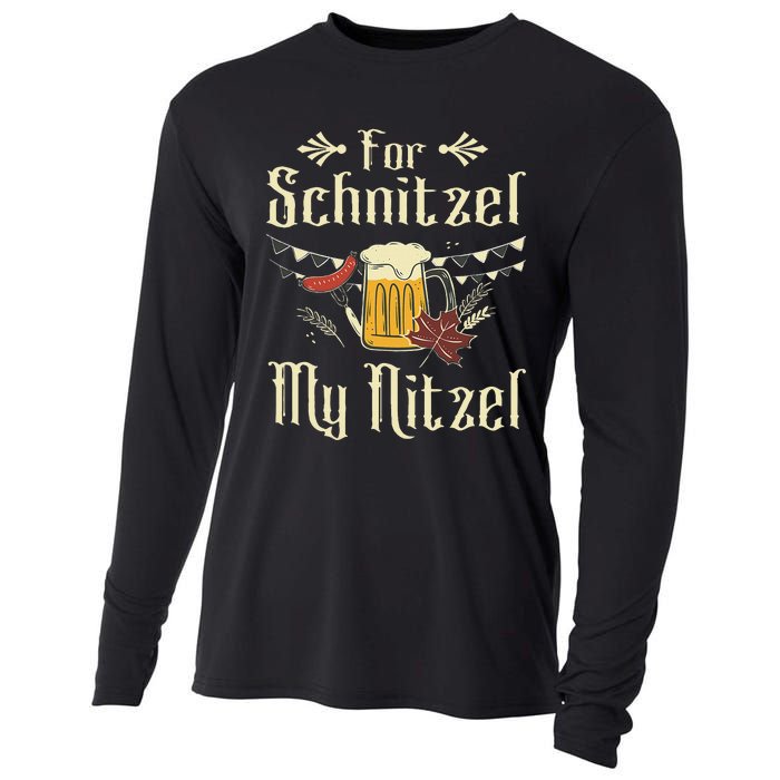 For Schnitzel My Nitzel Funny Gift Oktoberfest Cooling Performance Long Sleeve Crew