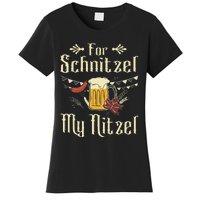 For Schnitzel My Nitzel Funny Gift Oktoberfest Women's T-Shirt