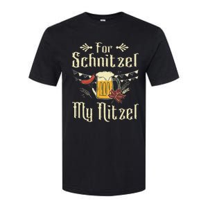 For Schnitzel My Nitzel Funny Gift Oktoberfest Softstyle CVC T-Shirt