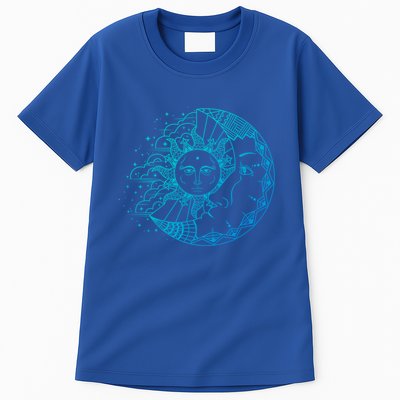 Funny Sun Moon Astrology Astronomer Astronomy Gift Tall T-Shirt