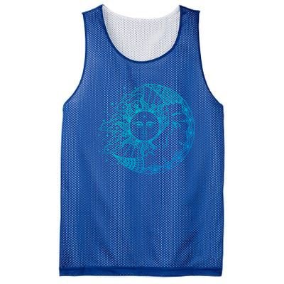 Funny Sun Moon Astrology Astronomer Astronomy Gift Mesh Reversible Basketball Jersey Tank