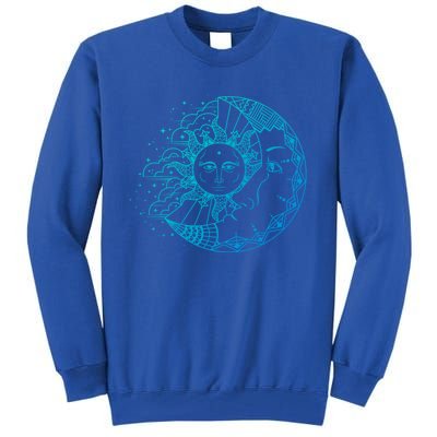 Funny Sun Moon Astrology Astronomer Astronomy Gift Tall Sweatshirt