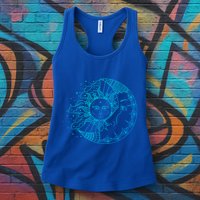 Funny Sun Moon Astrology Astronomer Astronomy Gift Womens Tank Top