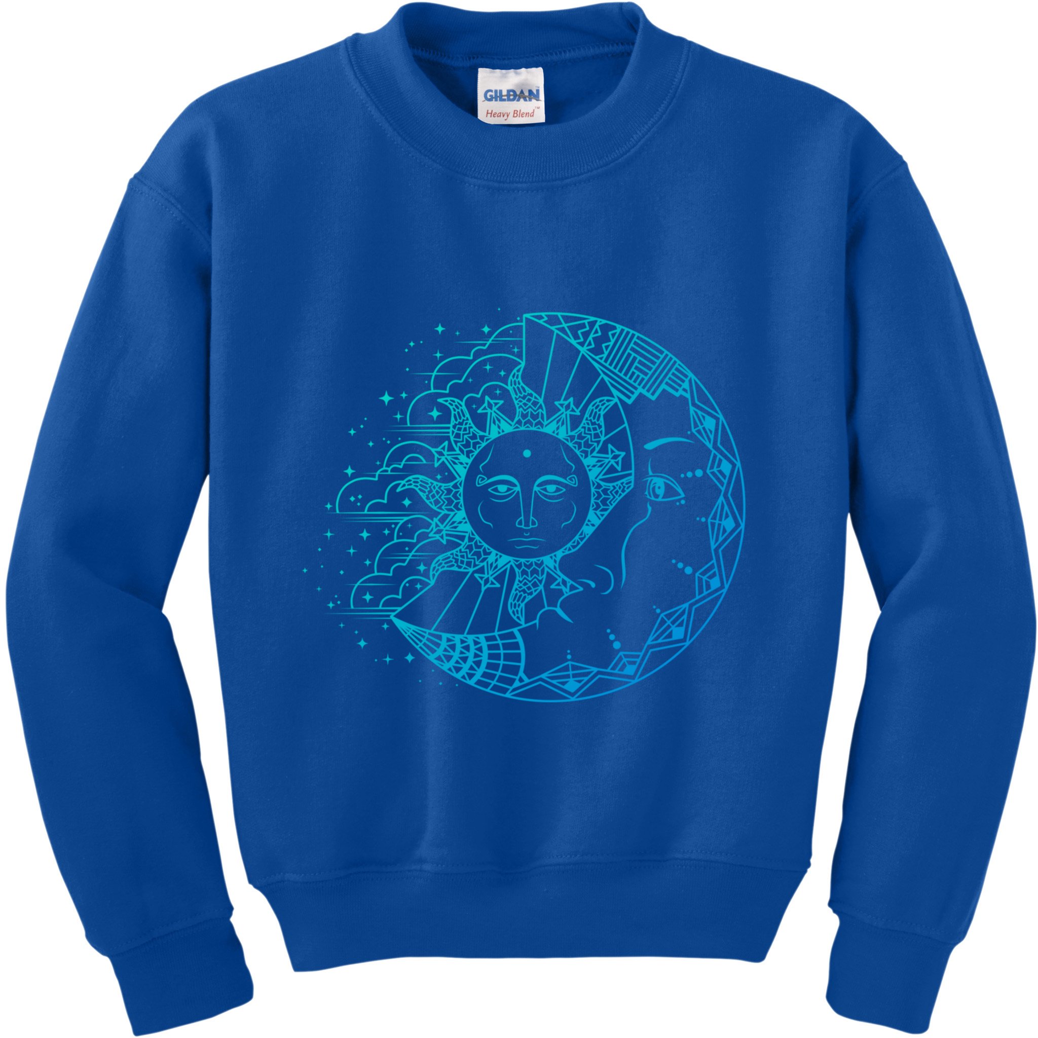 Funny Sun Moon Astrology Astronomer Astronomy Gift Kids Sweatshirt