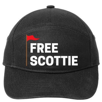 Free Scottie Mugshot 7-Panel Snapback Hat