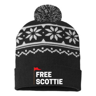 Free Scottie Mugshot USA-Made Snowflake Beanie