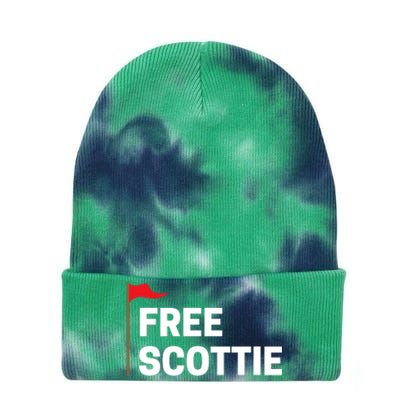 Free Scottie Mugshot Tie Dye 12in Knit Beanie