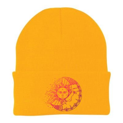 Funny Sun Moon Astrology Astronomer Astronomy Gift Knit Cap Winter Beanie