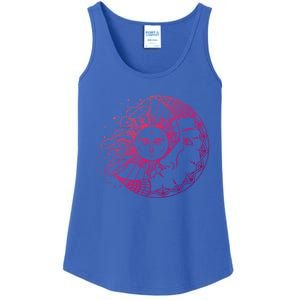 Funny Sun Moon Astrology Astronomer Astronomy Gift Ladies Essential Tank