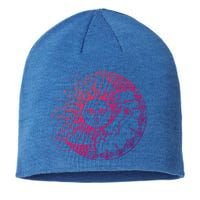 Funny Sun Moon Astrology Astronomer Astronomy Gift Sustainable Beanie