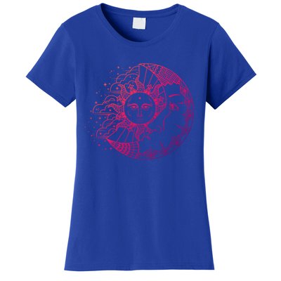 Funny Sun Moon Astrology Astronomer Astronomy Gift Women's T-Shirt