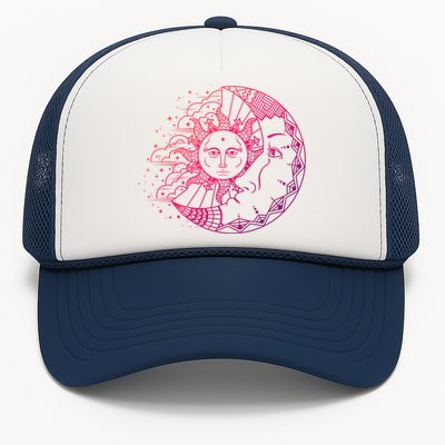 Funny Sun Moon Astrology Astronomer Astronomy Gift Trucker Hat