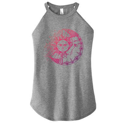 Funny Sun Moon Astrology Astronomer Astronomy Gift Women's Perfect Tri Rocker Tank