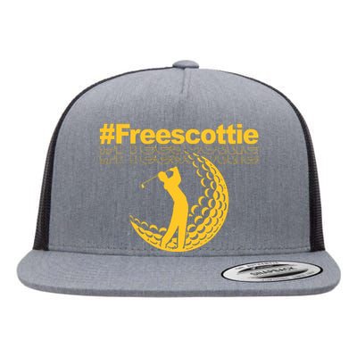 Free Scottie Mugshot Flat Bill Trucker Hat