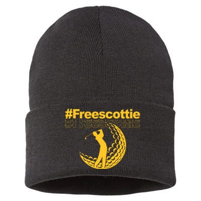 Free Scottie Mugshot Sustainable Knit Beanie