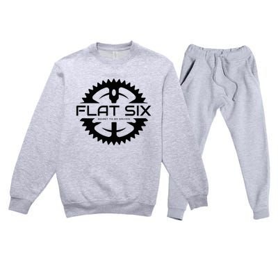 Flat Six Meant To Be Driven W Gear Sport Car Premium Crewneck Sweatsuit Set