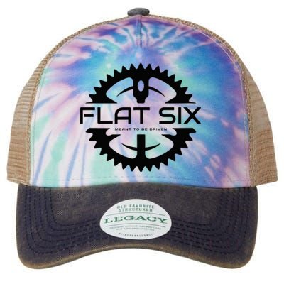 Flat Six Meant To Be Driven W Gear Sport Car Legacy Tie Dye Trucker Hat