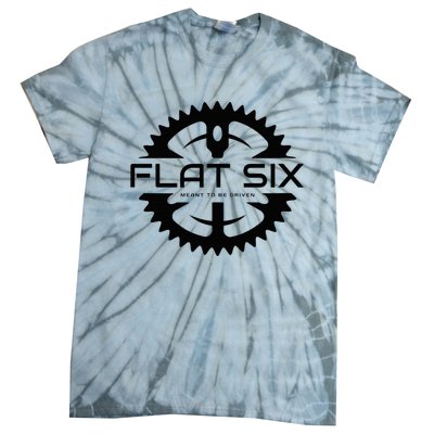 Flat Six Meant To Be Driven W Gear Sport Car Tie-Dye T-Shirt